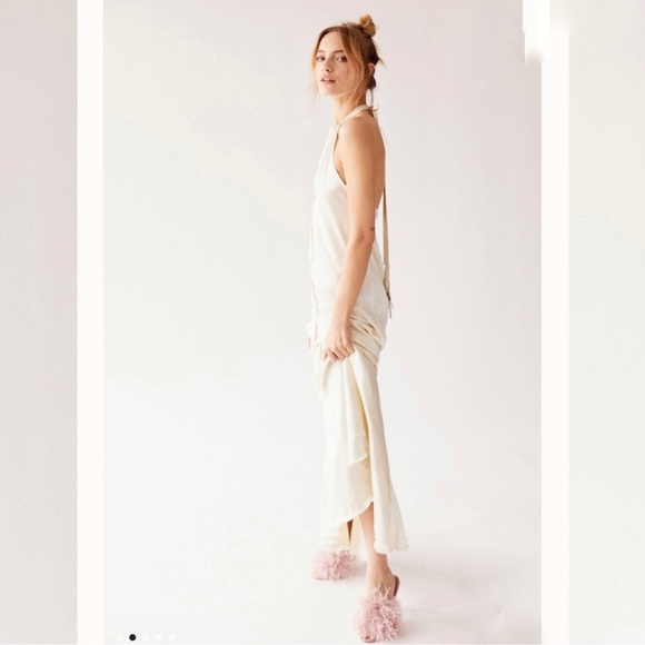 Brenda Knight For Free People RawHem Satin Dress - Picture 3 of 14